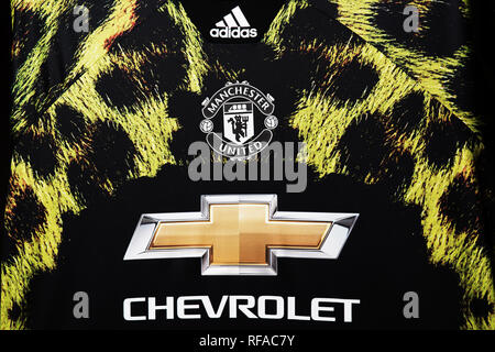 Manchester United EA Sports Limited Edition Jersey. Stockfoto