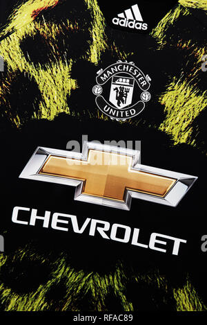 Manchester United EA Sports Limited Edition Jersey. Stockfoto