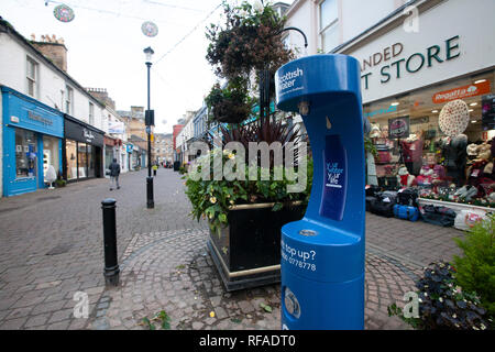 Öffentliche Brunnen in die Newmarket Street in Ayr. Stockfoto