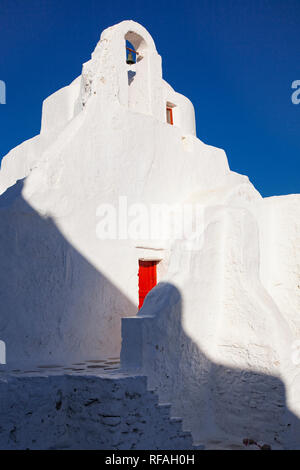 14. jahrhundert Paraportiani Kirche auf der Insel Mykonos, Griechenland Stockfoto