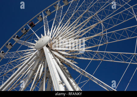 Das Rad von Liverpool Big Wheel neben der Echo Arena in Liverpool, England, UK, Europa Stockfoto