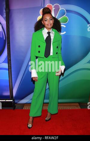 New York, NY, USA. 24 Jan, 2019. Melanie Liburd in der Ankunftshalle für NBC Herbst New York drücken Sie Quark, Four Seasons Hotel New York, New York, NY 24. Januar 2019. Credit: Jason Mendez/Everett Collection/Alamy leben Nachrichten Stockfoto