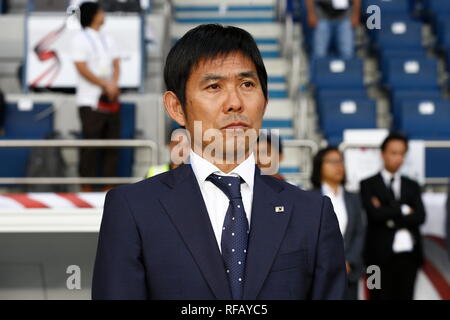 Dubai, Vereinigte Arabische Emirate. 24 Jan, 2019. Hajime Moriyasu (JPN) Fußball: AFC Asian Cup VAE 2019 Viertelfinale zwischen Vietnam und Japan an der Al Maktoum Stadion in Dubai, Vereinigte Arabische Emirate übereinstimmen. Credit: mutsu Kawamori/LBA/Alamy leben Nachrichten Stockfoto