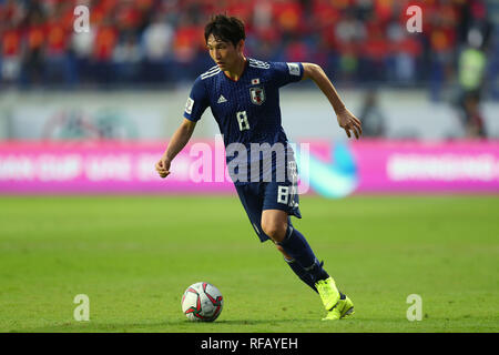 Dubai, VAE. 24 Jan, 2019. Genki Haraguchi (JPN) Fußball: AFC Asian Cup VAE 2019 Match zwischen Vietnam 0-1 Japan im Al Maktoum Stadion in Dubai, VAE. Quelle: LBA/Alamy leben Nachrichten Stockfoto