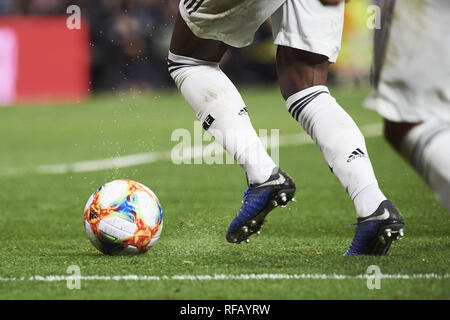 Madrid, Spanien. 24 Jan, 2019. Marcelo (Verteidiger; Real Madrid) in Aktion während der Copa del Rey, Viertelfinale Spiel zwischen Real Madrid und FC Girona im Santiago Bernabeu Stadion am Januar 24, 2019 in Madrid, Spanien Credit: Jack Abuin/ZUMA Draht/Alamy leben Nachrichten Stockfoto