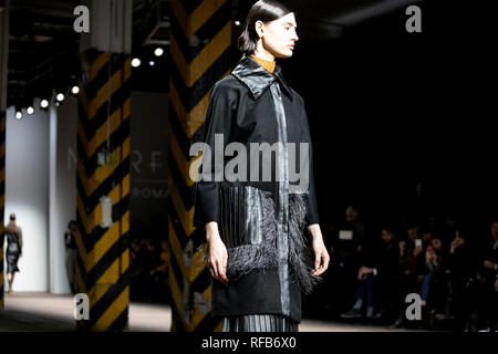 Foto Carlo Lannutti/LaPresse 25-01 - 2019 Roma, Italia Moda. Altaroma Maggio 2005 2019. Sfilate Pratibus Bezirk viale Angelico, 52 Nella Foto: Morfosis Stockfoto