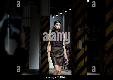 Foto Carlo Lannutti/LaPresse 25-01 - 2019 Roma, Italia Moda. Altaroma Maggio 2005 2019. Sfilate Pratibus Bezirk viale Angelico, 52 Nella Foto: Morfosis Stockfoto