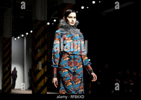 Foto Carlo Lannutti/LaPresse 25-01 - 2019 Roma, Italia Moda. Altaroma Maggio 2005 2019. Sfilate Pratibus Bezirk viale Angelico, 52 Nella Foto: Morfosis Stockfoto