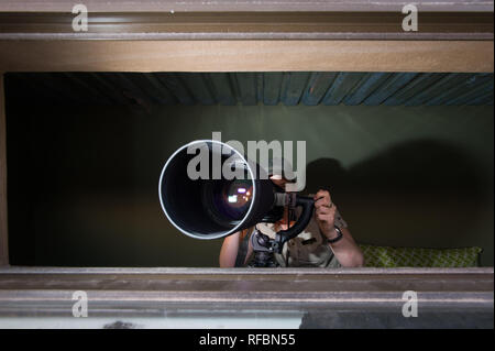 Onguma Game Reserve ist eine Private Reserve auf der östlichen Grenze des Etosha National Park, bietet einen atemberaubenden trockenen Landschaften und ausgezeichnete Wildlife Stockfoto
