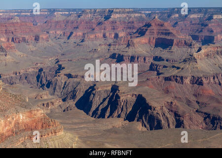 Am frühen Morgen ansehen (NW) des Grand Canyon vom Yavapai Point, South Rim, Grand Canyon National Park, Arizona, United States. Stockfoto