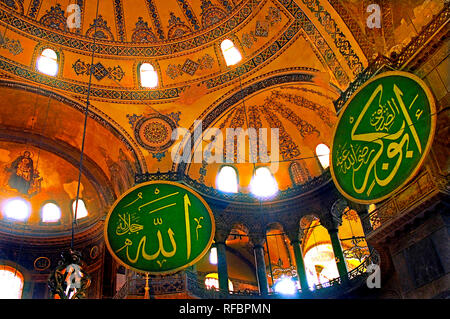 Die Hagia Sophia. Istanbul, Türkei Stockfoto
