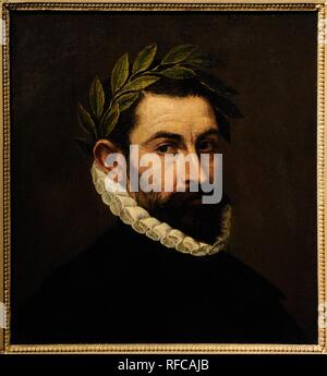 Alonso de Ercilla (1533-1594). Spanischer Adliger, Soldat und epischen Dichter. Porträt von El Greco (1541-1614). Die Eremitage. Sankt Petersburg. Russland. Stockfoto