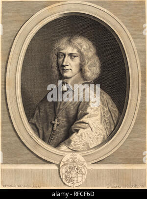 Henri II, Duc de Nemours. Stand: 1651. Medium: Gravur. Museum: Nationalgalerie, Washington DC. Autor: Robert Nanteuil. Stockfoto