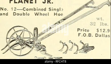. Katalog 1945.. Samen Kataloge Kataloge; Gemüse; Blumen; Pflanzen Kataloge Kataloge; Gartengeräte und Zubehör Kataloge. FLANET JR. Bitte beachten Sie, dass diese Bilder sind von der gescannten Seite Bilder, die digital für die Lesbarkeit verbessert haben mögen - Färbung und Aussehen dieser Abbildungen können nicht perfekt dem Original ähneln. extrahiert. Magnolia Seed Company; Henry G. Gilbert Baumschule und Saatgut Handel Katalog Kollektion. Dallas, Texas: Magnolie Seed Co. Stockfoto