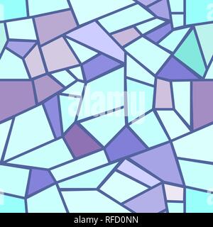 Nahtlose Textur von mehrfarbigen Polygone. Vector Illustration. Stock Vektor