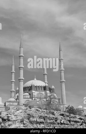 Selimiye Moschee, Edirne-Turkey Selimiye Moschee ist eines der Meisterwerke der osmanisch-türkischen Kunst und die Geschichte der Welt Architektur. (erbaut 1575) Stockfoto