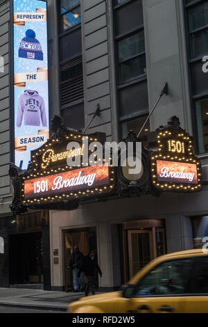 1501 Broadway ist die Paramount Building, NYC, USA Stockfoto