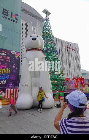 Bangkok, Thailand - Dec 25, 2018. Neue MBK Einkaufszentrum nach in Bangkok, Thailand renoviert. MBK ist eines der beliebtesten Einkaufszentren in Bangk Stockfoto