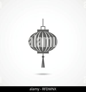 Chinesische Laterne Symbol Stock Vektor