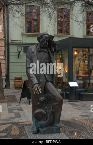 Hans Christian Andersen Statue in der Innenstadt Stockfoto