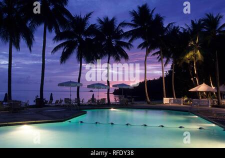 Palau Pacific Resort, Schwimmbad, Palau, Mikronesien Stockfoto