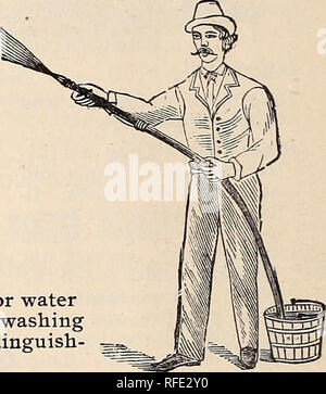 . 1902 Katalog: Platt's Blumen- und Gemüsesamen. Baumschulen Connecticut New Haven Kataloge; Gemüse Samen Samen Kataloge Kataloge; Blumen; Pflanzen, Zierpflanzen Kataloge; Gartengeräte und Zubehör Kataloge; kommerzielle Kataloge Connecticut New Haven. Mit der Sprinkleranlage angeschlossen ist das Wasser in einer sanften Dusche oder Spray verbreitet. Für das Waschen von Windows oder Kutschen und Duschen Rasen, Gärten und Grün - Häuser es hat nicht gleich. Es ist flüssig, so werfen- lösungen aller Art zu schädlichen Insekten und Ungeziefer aller Art auf Pflanze, Rebe und Baum zerstören angepasst. Preis, ^ 5.00. Brunnen Stockfoto