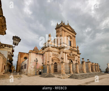 Vincenzo Sinatra's Basilika Santa Maria Maggiore. Catania Sizilien Italien Stockfoto