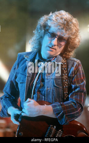 Britische band Slade im März 1984 in München. Noddy Holder. | Verwendung weltweit Stockfoto