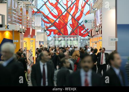 Die Messe, die weltweit größte Messe der Sicherheitsbranche. Essen, Nordrhein-Westfalen, Deutschland Stockfoto