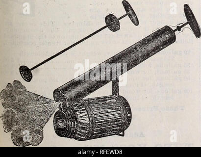 . Theo. Koss samen Katalog: Garten und Bauernhof Samen, Geflügel, etc.. Baumschulen Wisconsin Milwaukee Kataloge; Gräser, Samen Kataloge; Gemüse; Blumen Samen Samen Kataloge Kataloge; landwirtschaftliche Arbeitsgeräte Kataloge. Die "NEUE ÄRA SPRAYER" zu gut bekannt ist, ausführliche Beschreibung zu benötigen. Diese feldspritze verkörpert die piinciples eines gewöhnlichen Zerstäuber, und neu ist nur in der Anwendung der gleichen auf eine neue Verwendung. Es ist Wirt- cal, nicht nur wegen des niedrigen Preises, aber, wegen seiner großen gespart: von Material. Für kleine verwenden, wo Arbeit ist nicht eine Betrachtung, die "ist" ew Äh Stockfoto