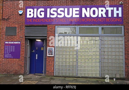 Grosse Ausgabe Nord Büro, 116 Tib Street, NQ, Manchester, England, Großbritannien, M4 1LR Stockfoto