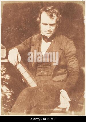 John Wilson. Artist: David Octavius Hill (Britisch, Perth, Schottland 1802-1870 Edinburgh, Schottland); Robert Adamson (Britisch, St. Andrews, Schottland 1821-1848 St. Andrews, Schottland). Fotografie Studio: Hill und Adamson (British, 1843-1848) aktiv. Datum: 1843-47. Museum: Metropolitan Museum of Art, New York, USA. Stockfoto
