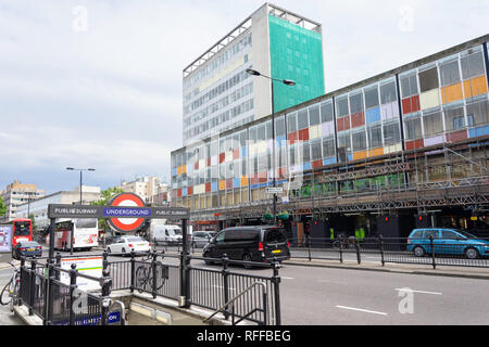 Die Notting Hill Gate U-Bahnstation, Notting Hill Gate, Notting Hill, Royal Borough von Kensington und Chelsea, Greater London, England, Vereinigtes König Stockfoto