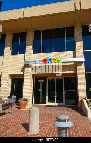 Ebay Firmenzentrale im Silicon Valley im Freien Stockfoto