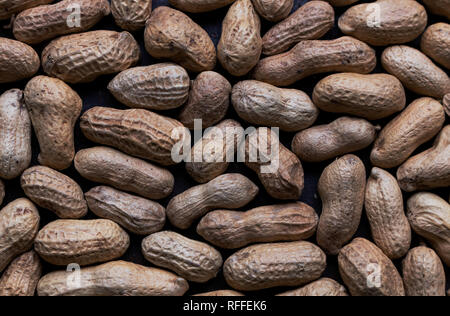 Full Frame geschossen von gerösteten Erdnüssen Stockfoto