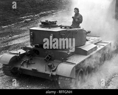 BRITISH LEYLAND MOTORS 'COMET' TANK A-34 über 1943 Stockfoto