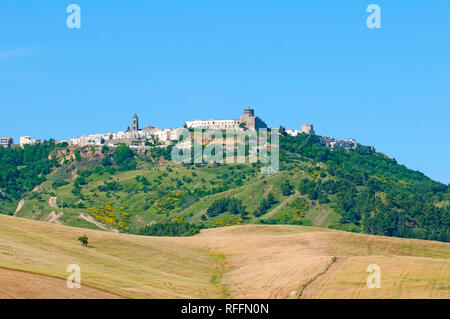 Montescaglioso, Hill in der Nähe von Matera, Basilikata, Italien. Stockfoto