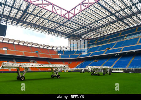 Auf den Tribünen des Stadions San Siro. Mailand, Itally Stockfoto