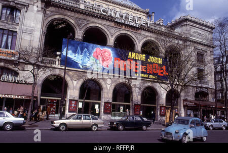 Chatelet in Paris circa 1970 s Stockfoto