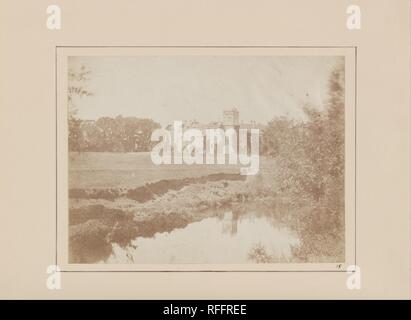 Lacock Abbey in Wiltshire. Künstler: William Henry Fox Talbot (Briten, Dorset 1800-1877 Lacock). Datum: vor September 1844. Museum: Metropolitan Museum of Art, New York, USA. Stockfoto