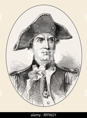 John Paul Jones, 1747 - 1792, naval Commander Stockfoto