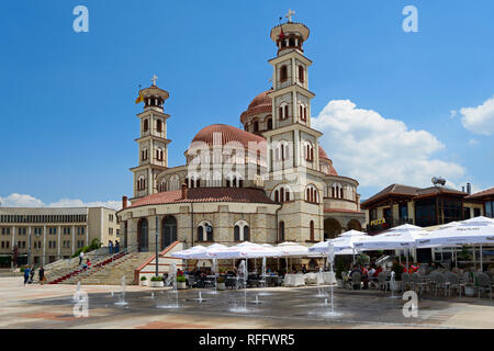 Orthodoxe Kathedrale der Auferstehung, Korca, Albanien, Korça Stockfoto