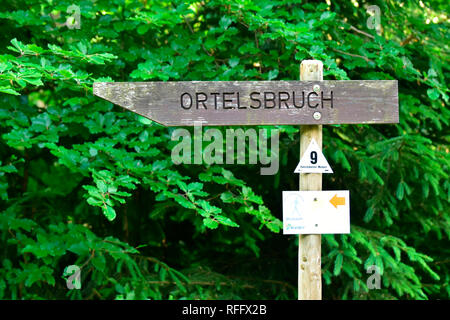 Ortel Marsh, Rheinland-Pfalz, Hunsrück, Deutschland Stockfoto