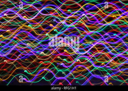 Licht Malerei abstrakte Designs Stockfoto