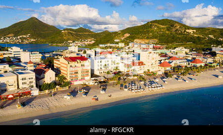 Philipsburg, St. Martin, St. Martin, Insel Sint Maarten Karibik Stockfoto