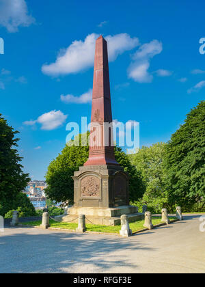 Boer War Memorial Plymouth Devon, UK, errichtet im Jahre 1903. Stockfoto