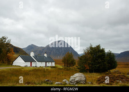 Black Rock Cottage in Ballachulish, Schottland Stockfoto