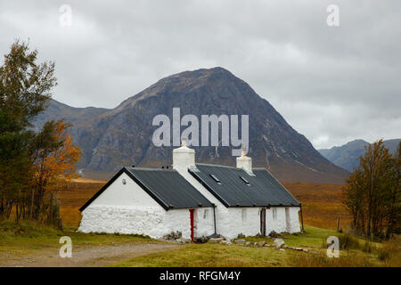 Black Rock Cottage in Ballachulish, Schottland Stockfoto