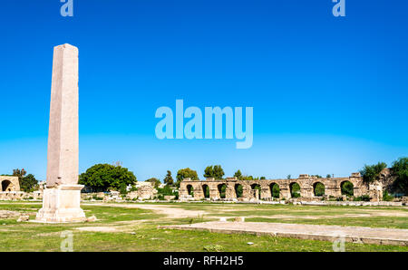 Antiken Hippodrom in Reifen, Libanon Stockfoto