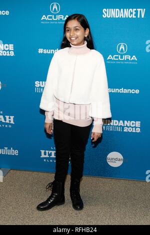 Park City, UT, USA. 25 Jan, 2019. Jia Patel bei der Ankunft für den späten Abend Premiere auf dem Sundance Film Festival 2019, George S. und Dolores Eccles Center für Darstellende Künste, Park City, UT 25. Januar 2019. Credit: JA/Everett Collection/Alamy leben Nachrichten Stockfoto